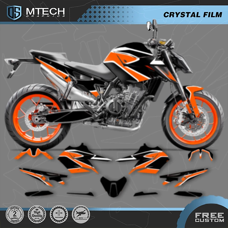 DSMTECH Motorcycle Graphics Decals Stickers Kits For KTM 2018 2019 2020 2021 DUKE 18-21 DUKE 790 890 005
