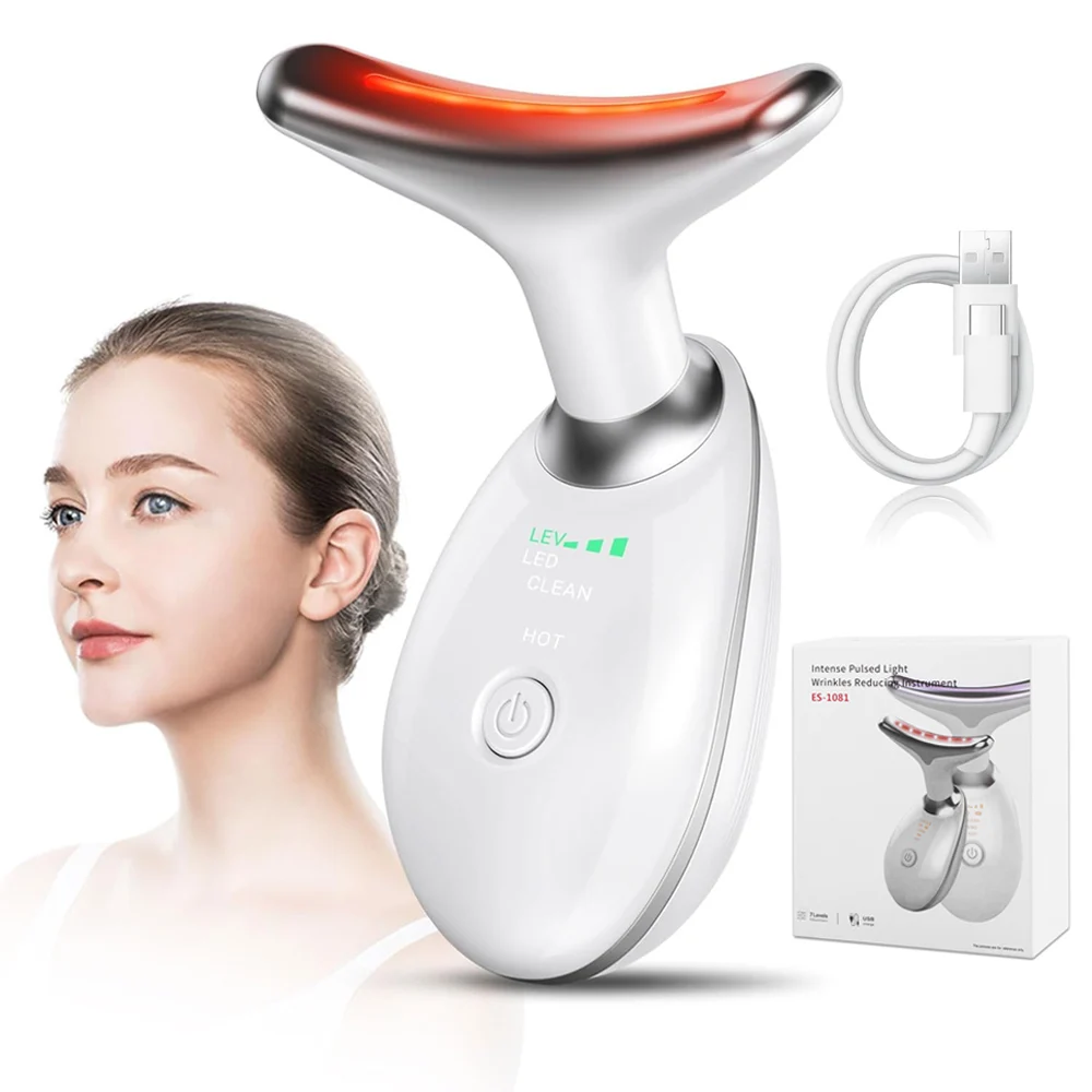 Masseur Facial Anti-rides, beauté du cou, raffermissement de la peau, dispositif de levage du visage, réduit le Double menton, YYDS