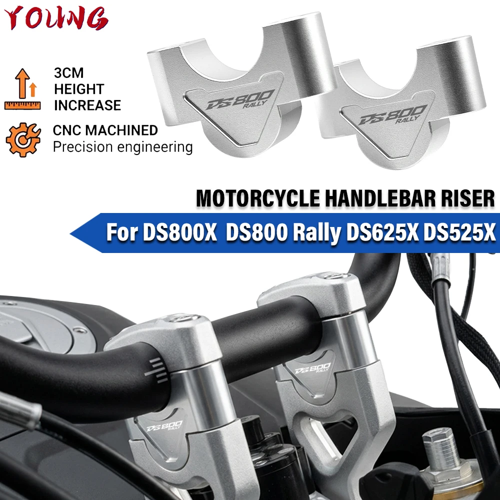 Motorcycle Handlebar Riser For VOGE DS800X DS625X DS525X DS800 RALLY DS500X Lift Handlebar Riser Clip Extension Adapter Extender