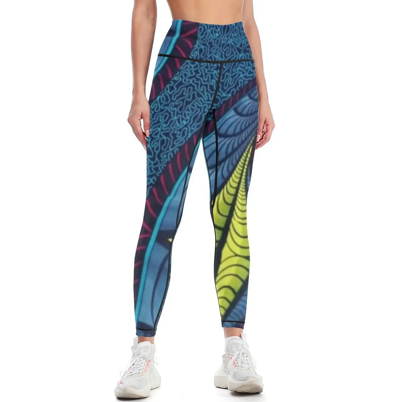 

African Print Inspired Leggings Women sportwear Leginsy push up for fitness gym clothing Womens Leggings