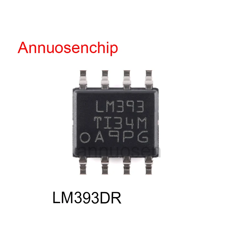 100PCS New and Original COMPARATOR Dual Low Power SOP-8 LM393 LM393D LM393DR