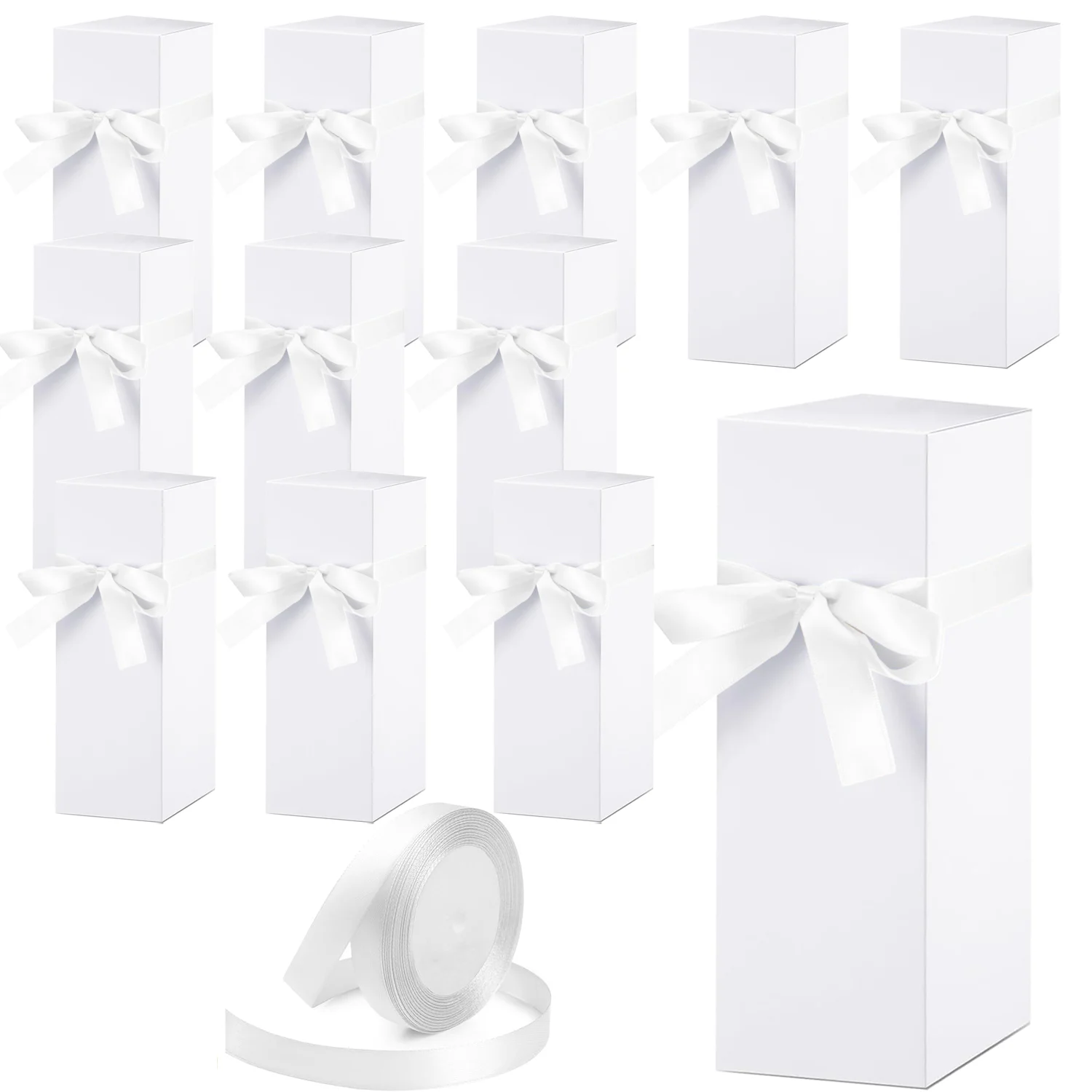12 М Cajas de Regalo para Vasos de Sublimación con Cinta, Caja de Regalo de 9,8 X 3,2 X 3,2 Pulgadas para Sublimación de Prensado en Calor de 12 Oz, 20 Oz, 30 Oz