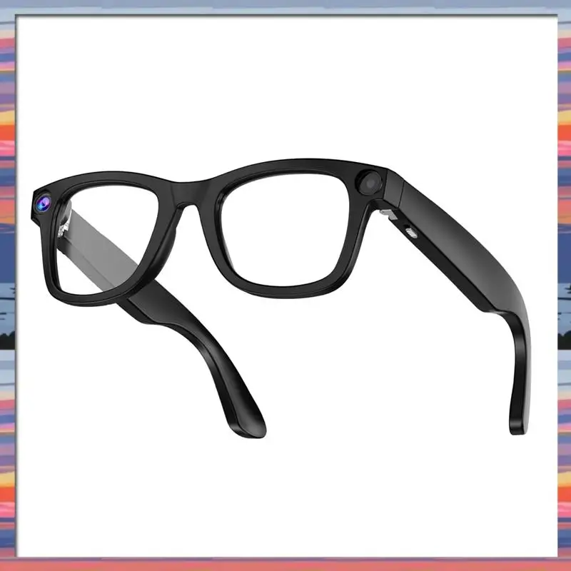 AC18(Guaranteed) Chatgpt Enabled 8MP AI Fashion Camera Smart Glasses IP65 Protection Bluetooth Music Calls Identifying Pictures