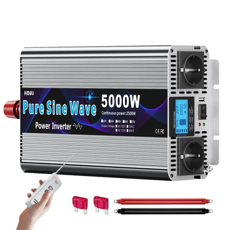 24V 3000W solar off grid 12v to 220v 4000W 5000W 6000W 7000W power inverter controller transformers