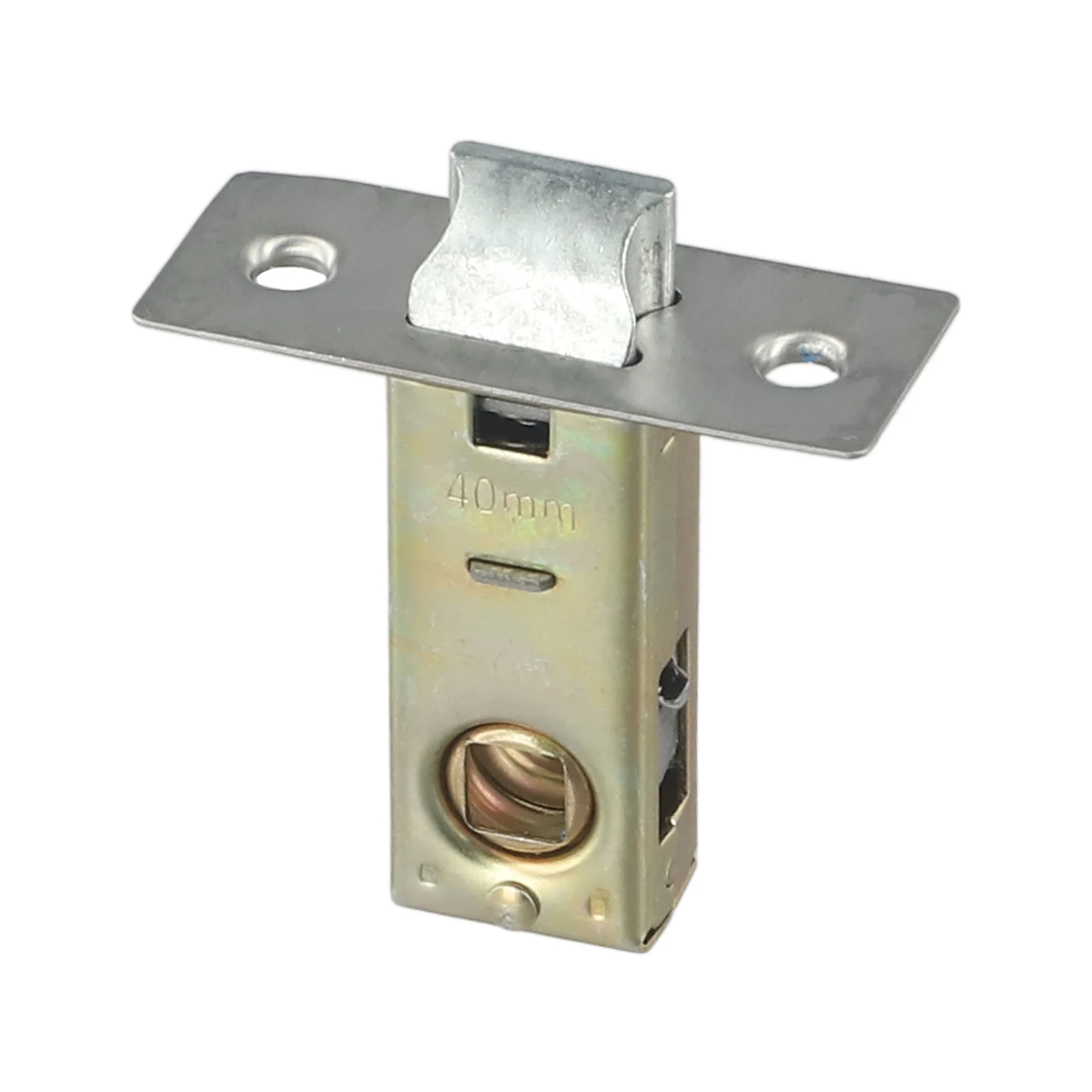 Para uso com trava tubular de móveis de porta sem mola, liga de zinco para portas internas, mecanismos de trava, trava tubular