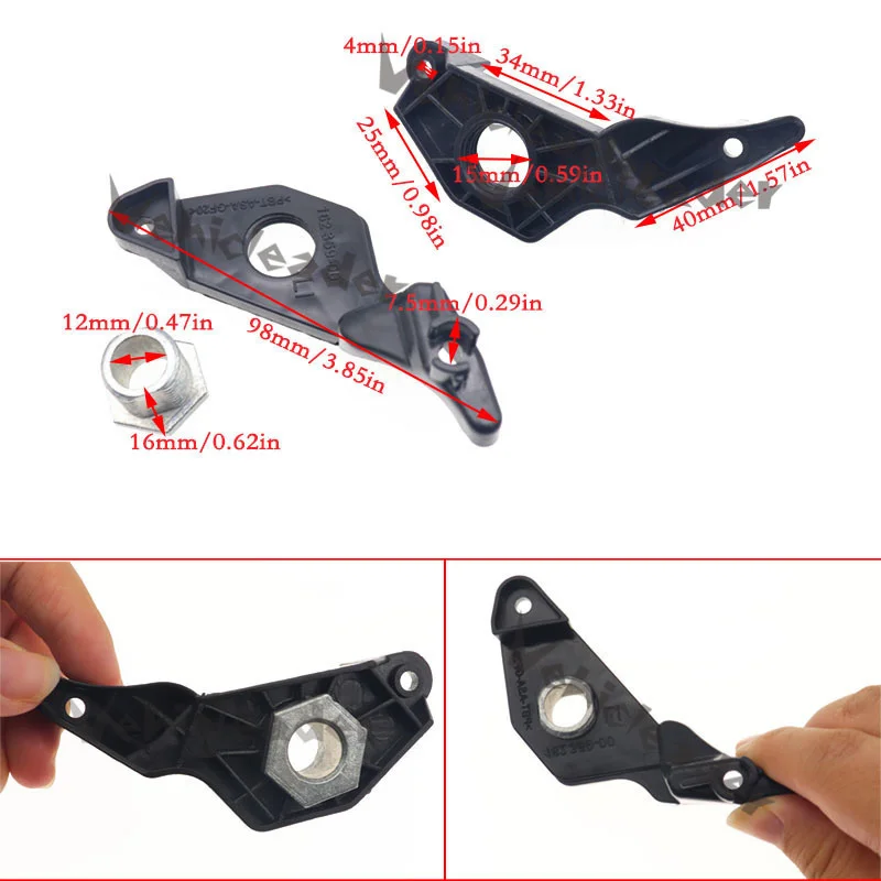 Auto Frontscheinwerfer Scheinwerfer Reparatursatz Halterung Clip für BMW 5er E60 E61 63126949634 63126949633 63126941478 63126942478 – Detail 3