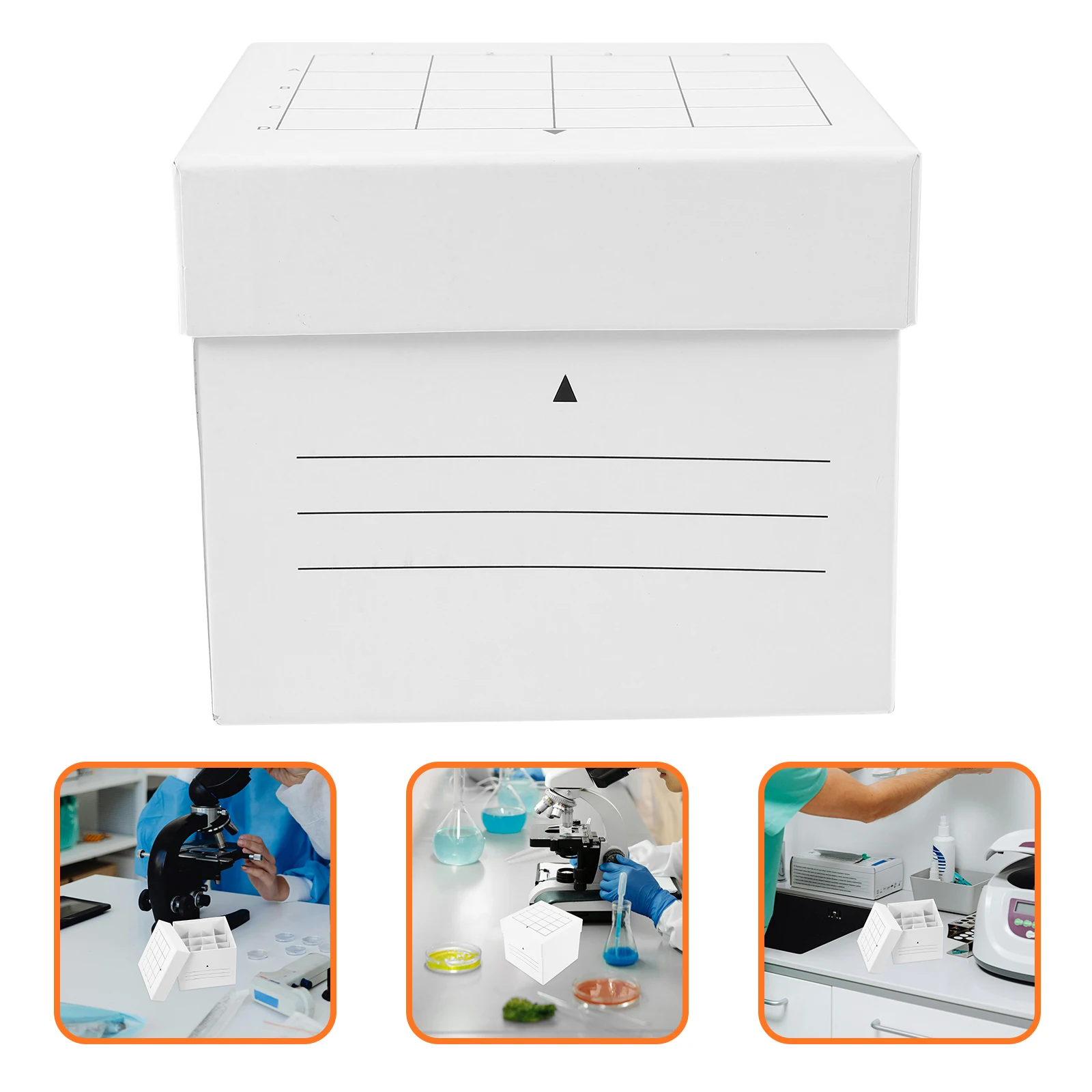 

Lab Tube Carton Test Holder Sample White Paper Laboratory Centrifugal