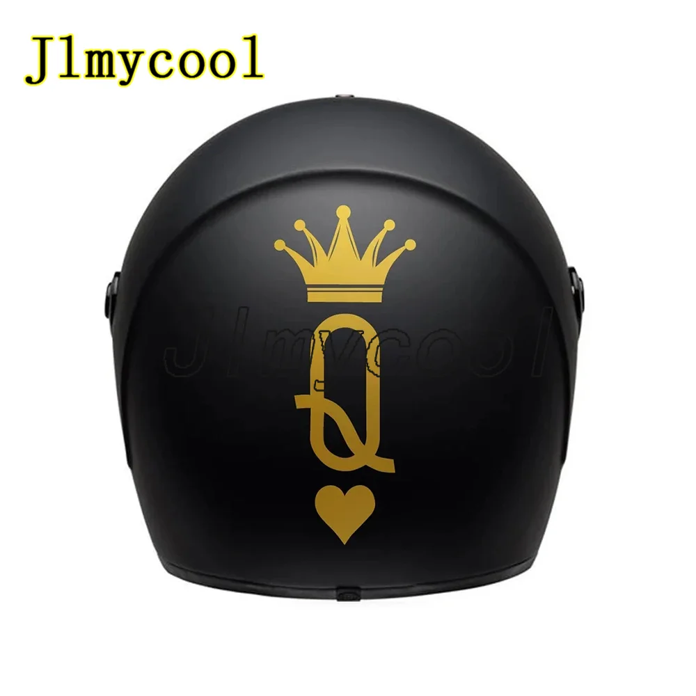 

Motor Helmet Sticker Queen Vinyl Decals For Motorcycle Helmet Decal Decor Royal Q Stickers Decal Sticker