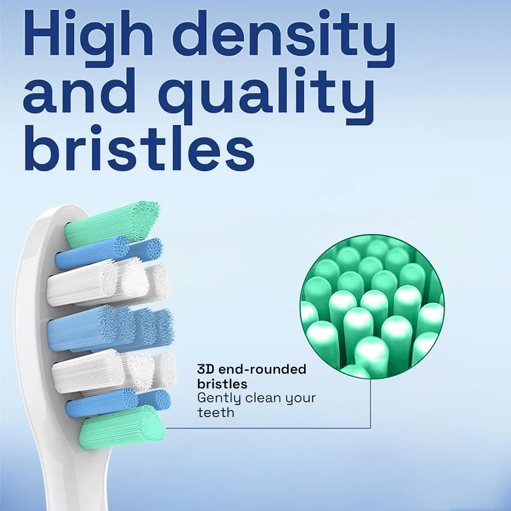 Replacement Toothbrush Heads Compatible with Philips Sonicare Soft Replacement Electric Brush Head 4100 6500 6100 7500 5300 1100 image 3