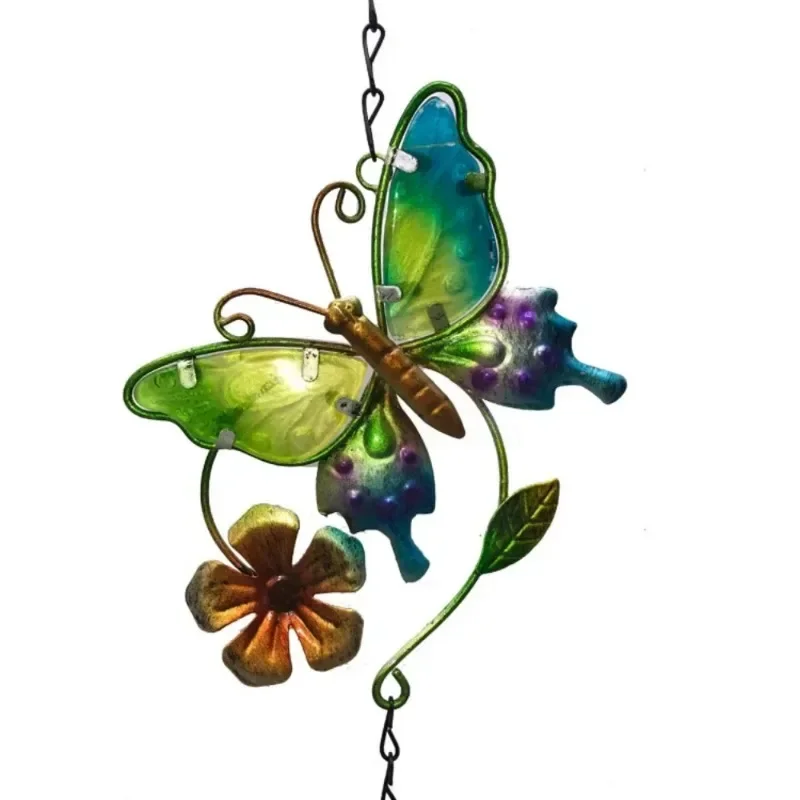 Kreative Eisen Schmetterling Windspiele hängen Windspiele Fenster Hof Garten Dekoration Raum dekoration Zubehör