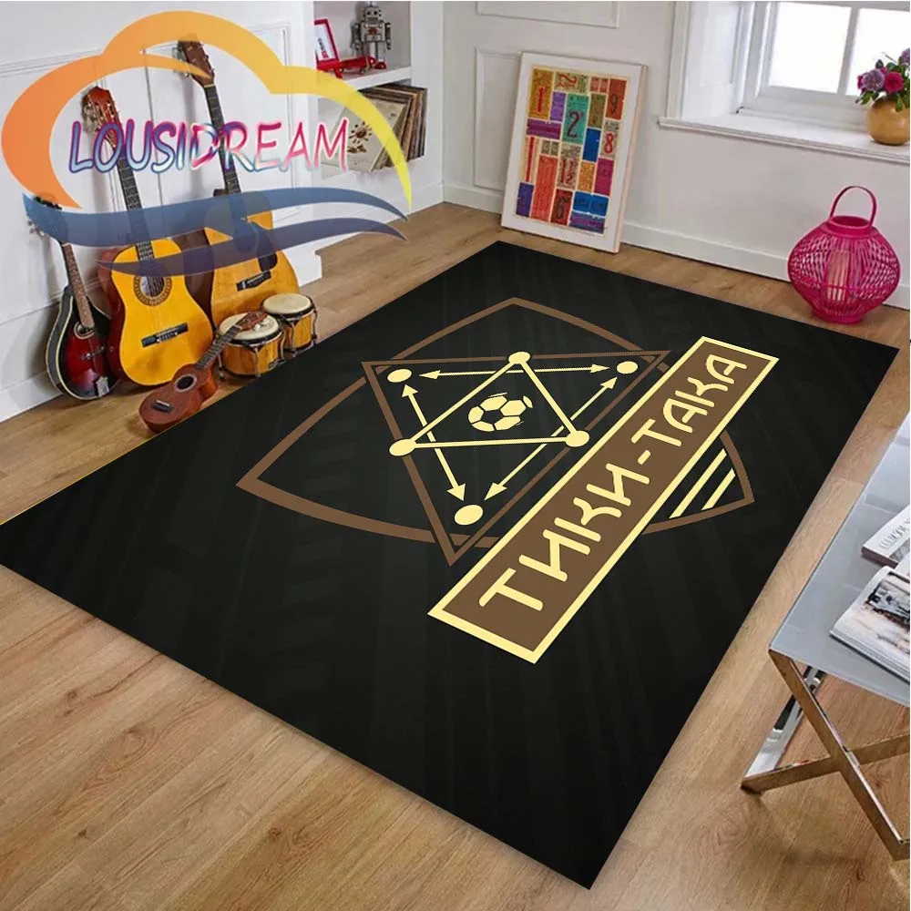 Tiki Taka Soft Non-Slip Mats Rugs Carpets Cushion Tikitaka Tiki Taka Barcelone Brazil Football Soccer Ronaldo Tikitaka Tiki Taka