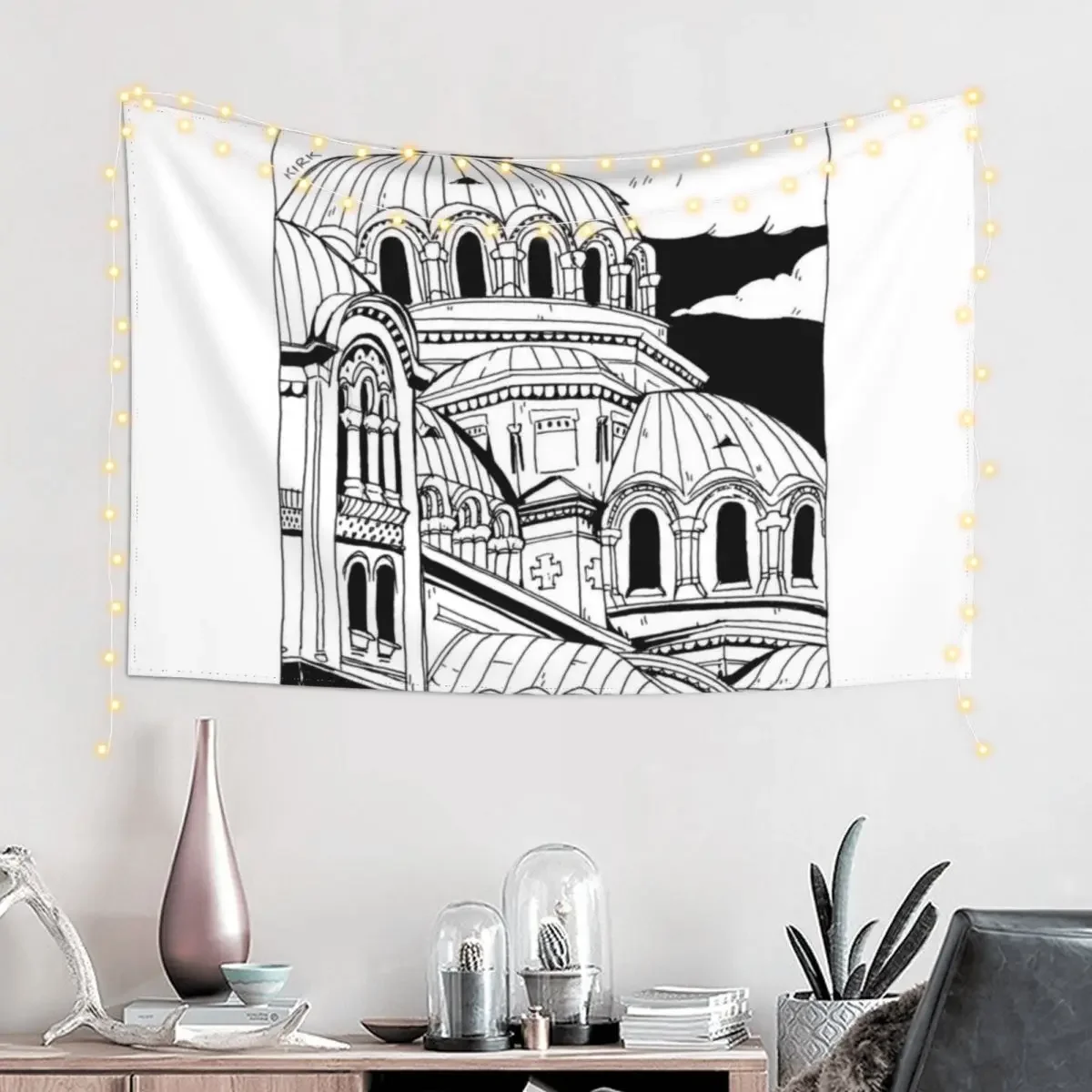 Alexander Nevsky Cathedral Tapestry Home Decorators Decorative Wall Tapestry