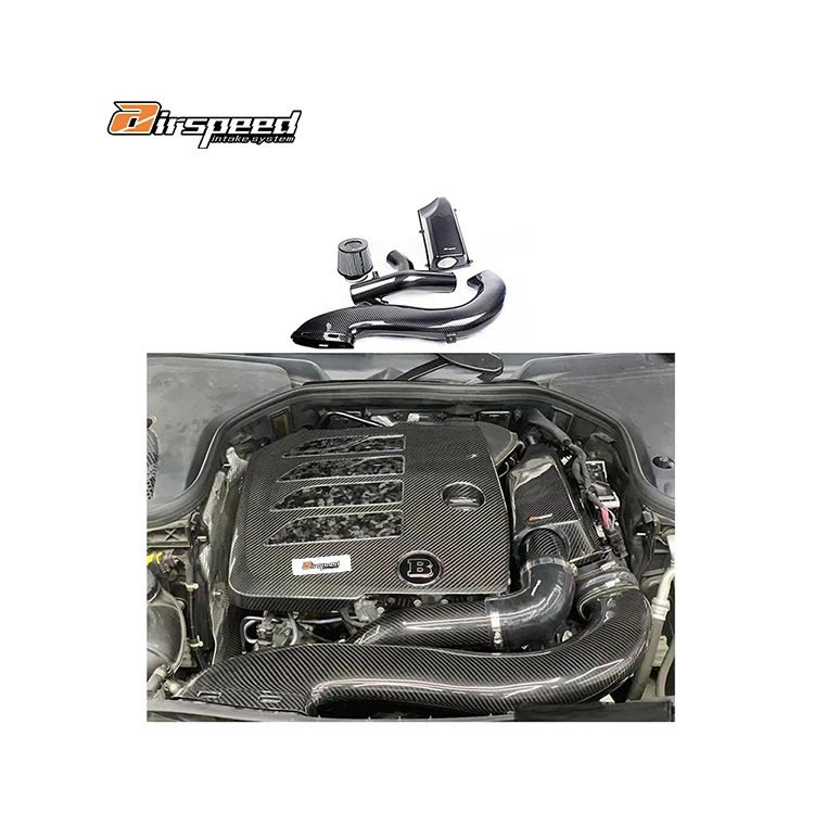 

Airspeed Brand Perfect Fitment Aerodynamic 100% Dry Carbon Fiber Cold Air Intake System for C,E(M264)