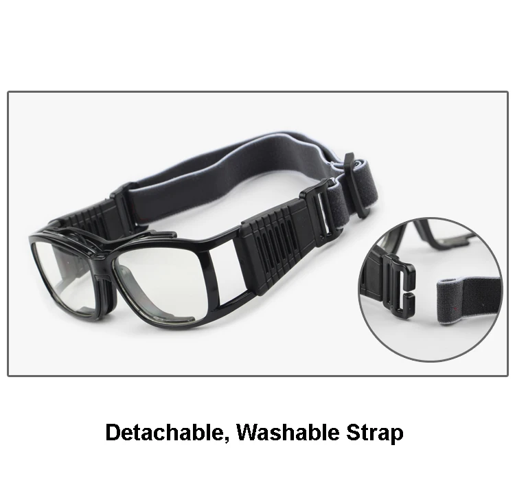 Vintage Kids Basketball Glasses Slimfit Children Volleyball Football Lens Exchangeable Protective Sports Safety