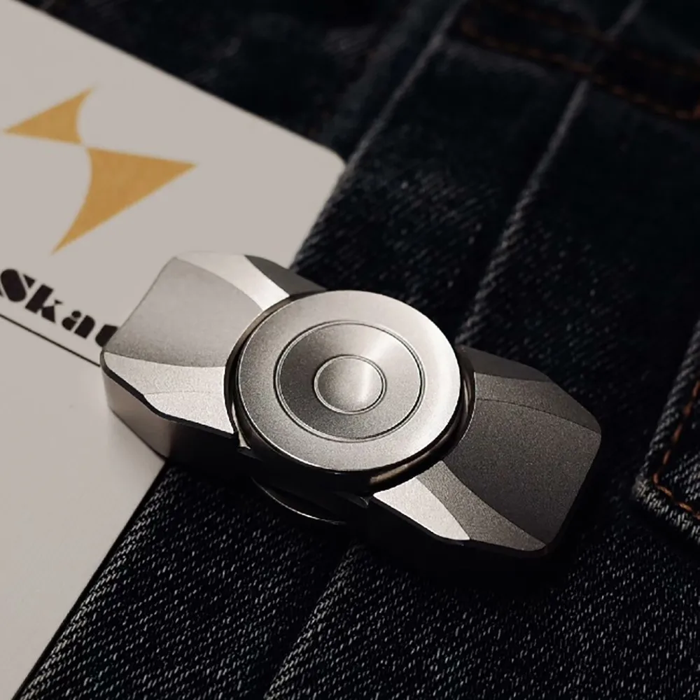 Monoskate Valley Fidget Spinner Fidget Spinner a due pale per la movimentazione Feel Gyro Office Desk Gadget per alleviare l'ansia