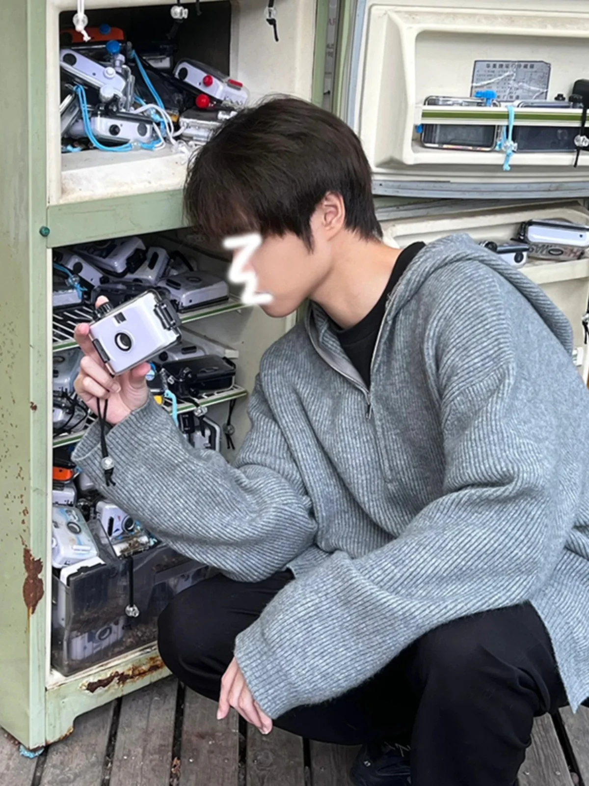 

Мужская толстовка на молнии Deep ey f: осенне-зимний вязаный свитер в американском ретро-стиле, повседневный, свободного кроя, из полиэфирного волокна