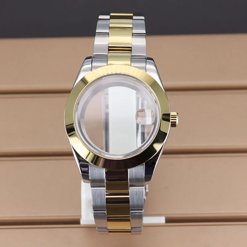 36mm/39mm Waterproof Watch Case Sapphire Glass For Air King Explorer NH35 NH36 NH38 4R36 Miyota 8215 Movement Slide Buckle Strap