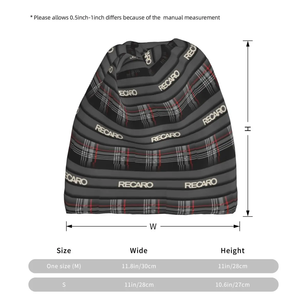 

Recaro Bandana Neck Cover Wrap Mask Scarf Multifunction Cycling Scarf Beanies Hat for Men Women Adult Washable