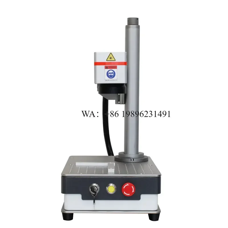 Wmwmnu Hot Sale Handheld 50W Fiber Marking JPT Source Desktop Mopa for Stainless Steel Engraving Portable