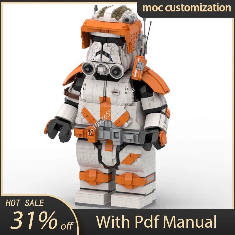 2809pcs Moc Star Battle Commander Cody Phase 2 Megafigure Model Building Blocks Bricks Diy Creative Assembly Toys Kid Gift