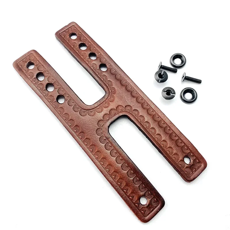 1 peça de cinto de couro curtido vegetal IWB: fixação rápida para bainhas táticas Kydex