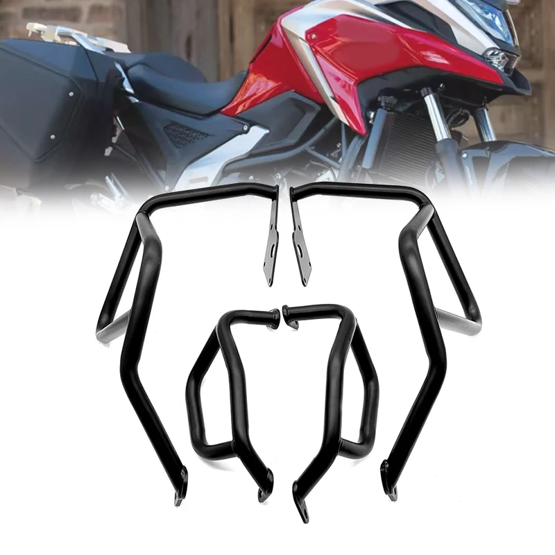 Fit For Honda NX400 NX500 NX 500 400 2024-2023 Motorcycle Upper Or Lower Bumper Engine Guard Crash Bar Frame Protector NX400/500