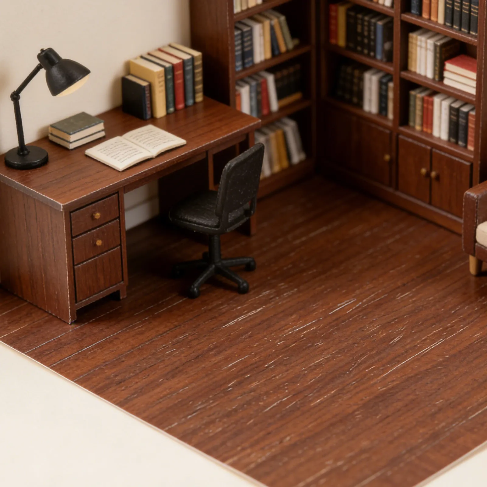 

15Pcs Diorama Construction Supplies Wooden Thin Plank Sheet 8.1x6x0.04in Miniature Flooring DIY Sand Table Decoration