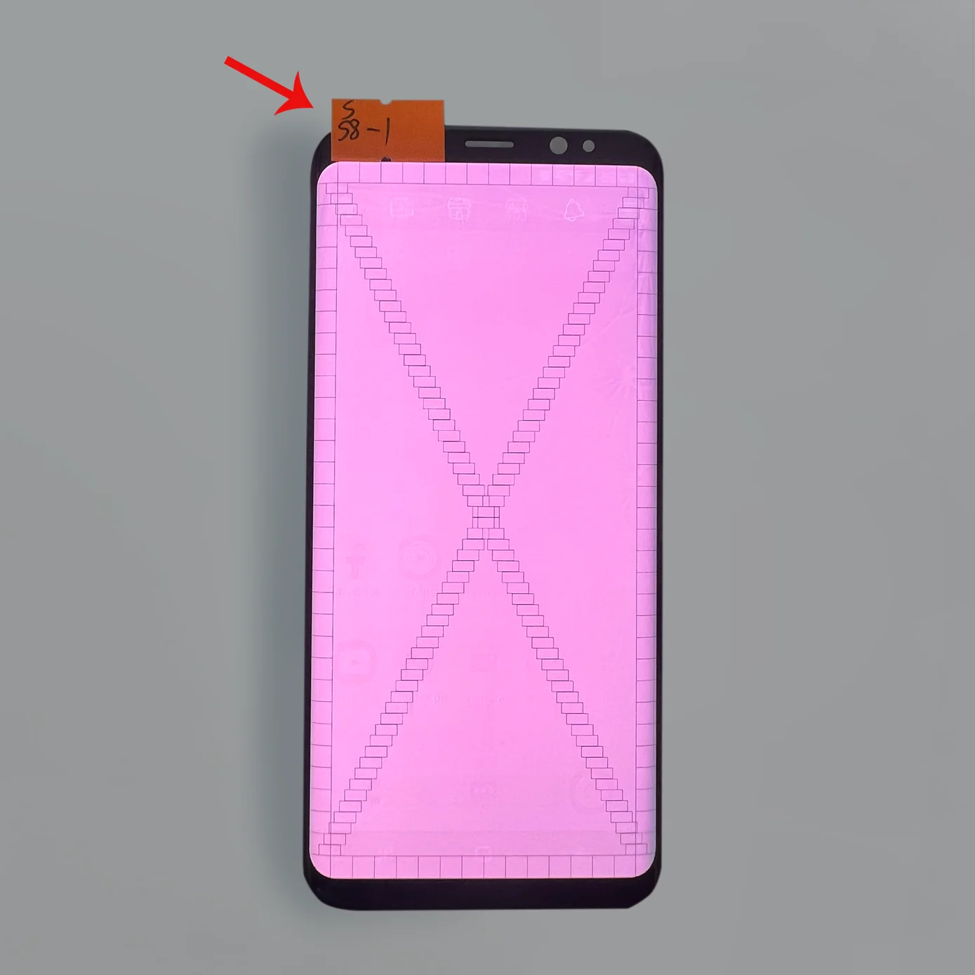 AMOLED Defect burn point line For Samsung S8 LCD G950 G950F Touch Screen Digitizer LCD Display For Samsung Galaxy S8