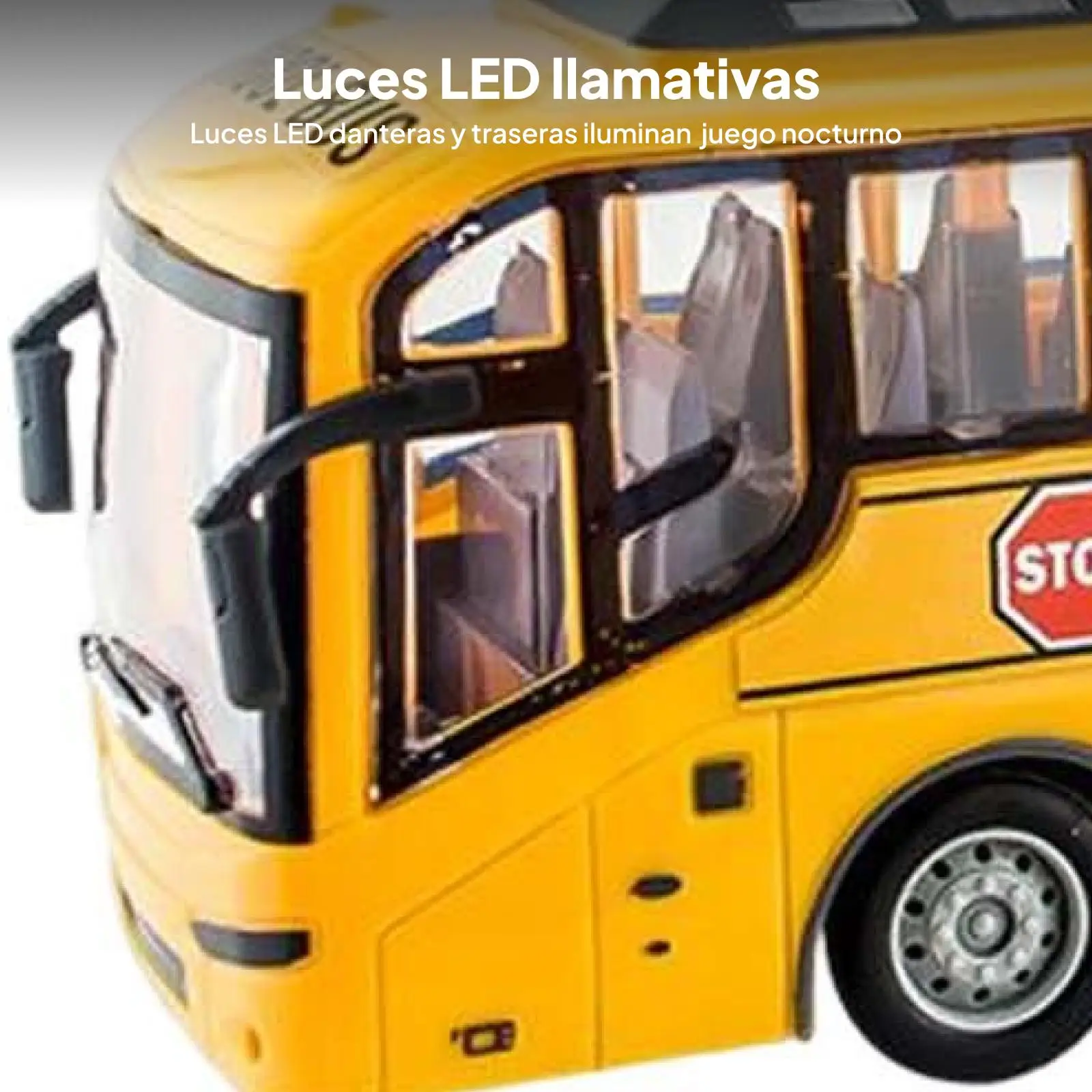 1:30 Scale Remote Control Car Realistic Lights Model Toys 27MHz Electronic Truck RC School Bus for Children Kids Gifts