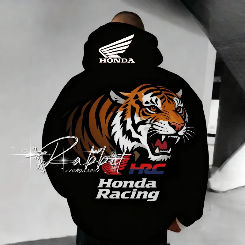 2025 جديد هوندا سباق طبعة خاصة المسار رايدر موضة هوديي سباق الدراجات النارية على الطرق الوعرة الدراجات الدافئة هوديي