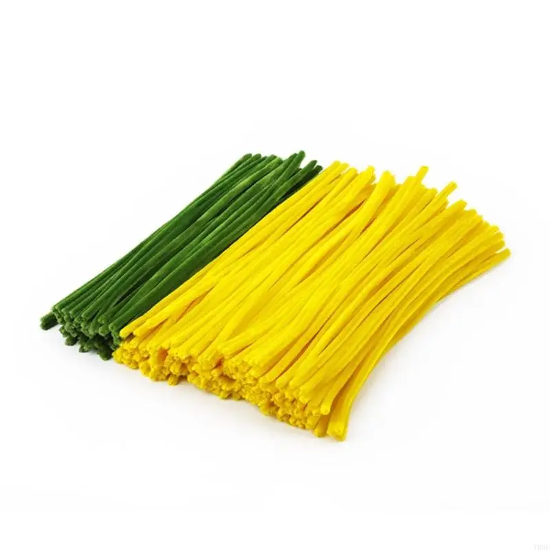 Pipe Cleaners Flower Set Chenilles Stems DIY Flower Making Set Pipe Cleaners Y08E