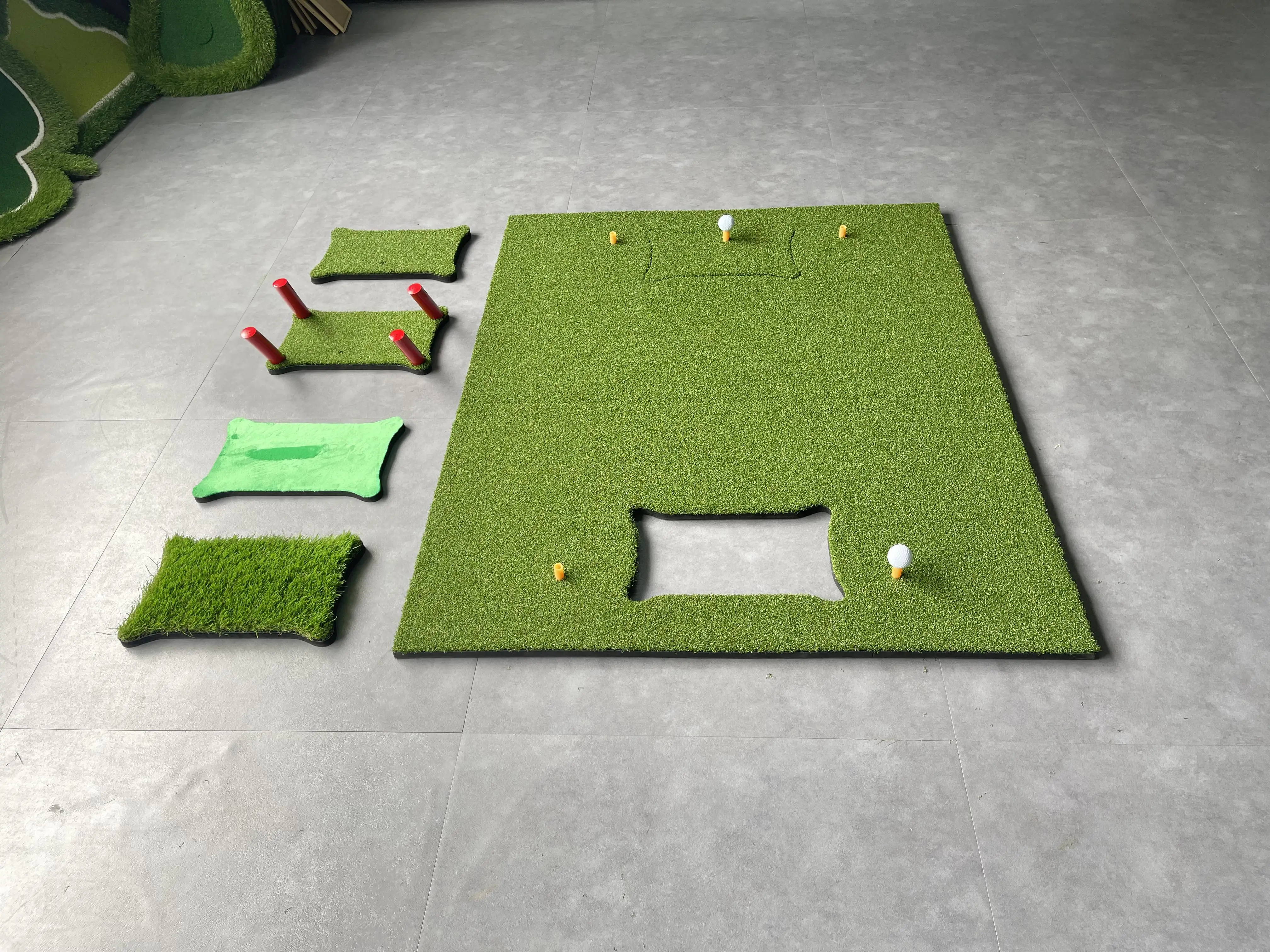 

Golf Practice Driving Range Mat Tee up Golf Hitting Mat Golf Training Aids