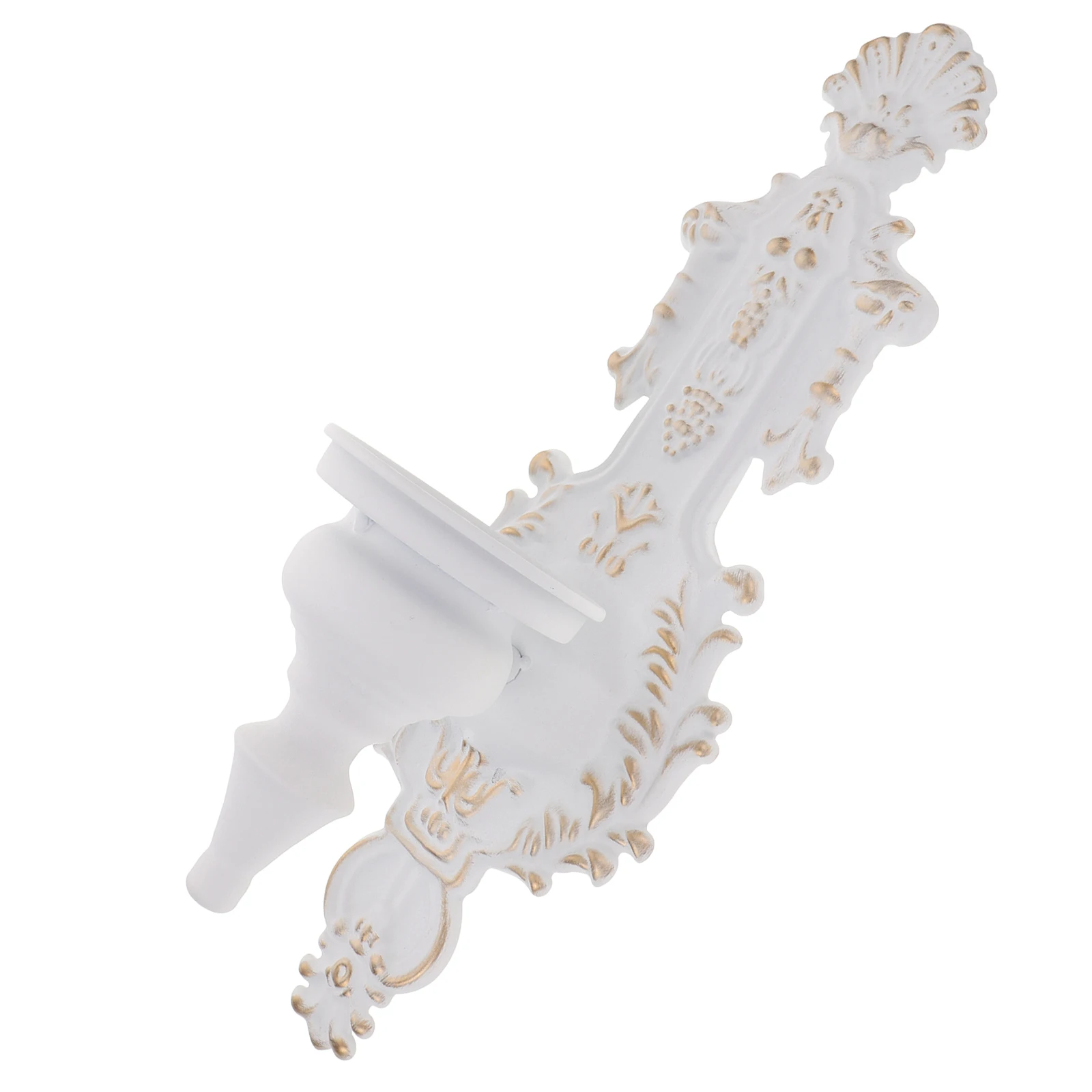 

Vintage Wall Sconce Holder Iron Hanging Metal Candlestick Decorative Pillar Stand for Wedding Dinner Party Living