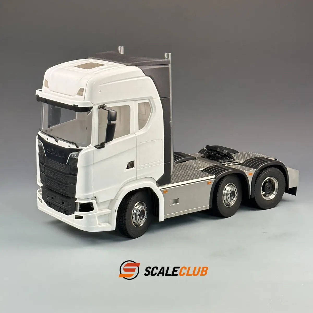 1/14 SCALECLUB RC 6X2 Metal Truck Chassis With 2-axle Steering And Rear Axle Lifting Function Euro Style Truck For Tamiya Truck