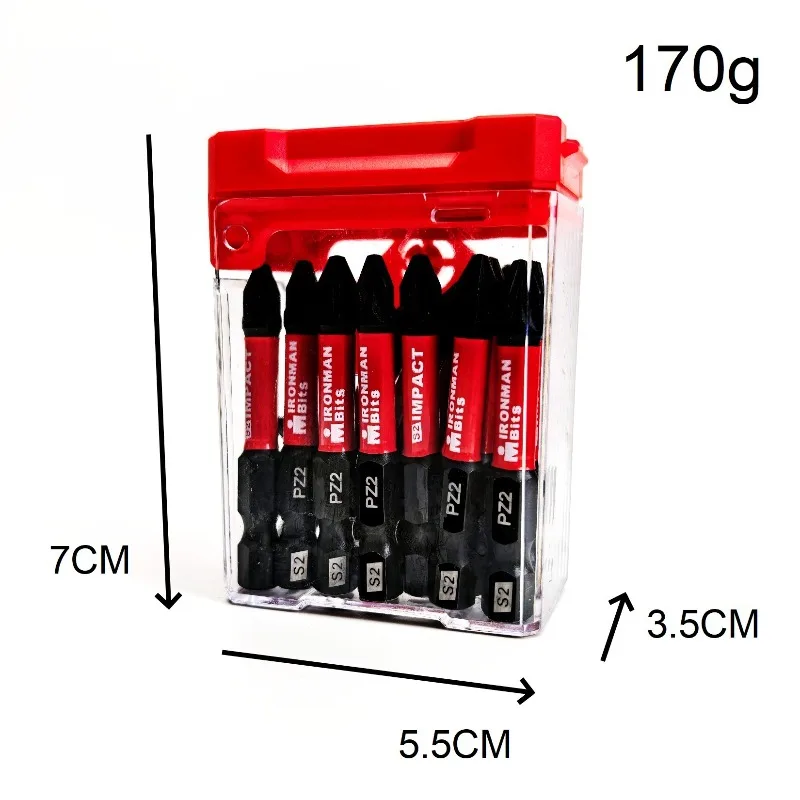 Magnetic Non-Slip Drill Bit  Set 15PCS S2 Steel, Crosshead and Impact Drill Bits, Suitable for Electric and Hand Drivers