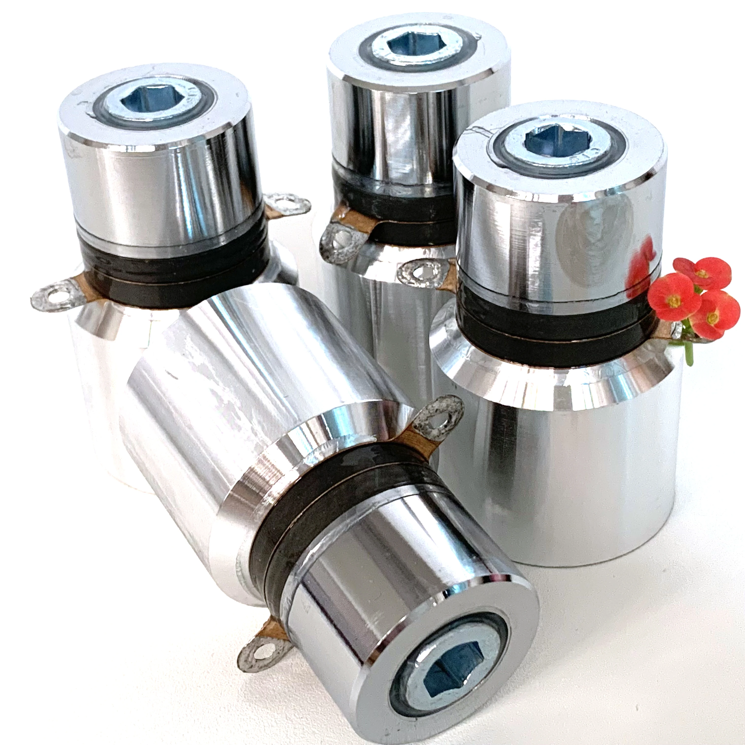 4 قطعة/الوحدة 28 كيلو هرتز 50 واط PZT4 محول التنظيف المخصص بالموجات فوق الصوتية