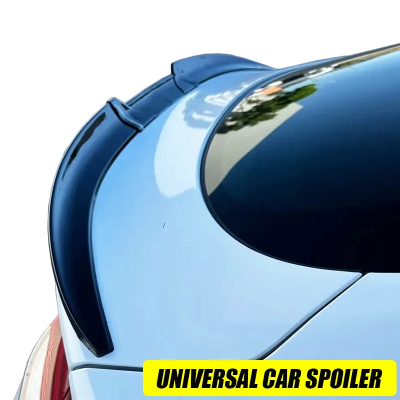 Para ford fiesta mk8 passat cc b8 bmw f20 g30 e36 kia stinger carro universal asa traseira tronco spoiler sedan hatchback diy leng