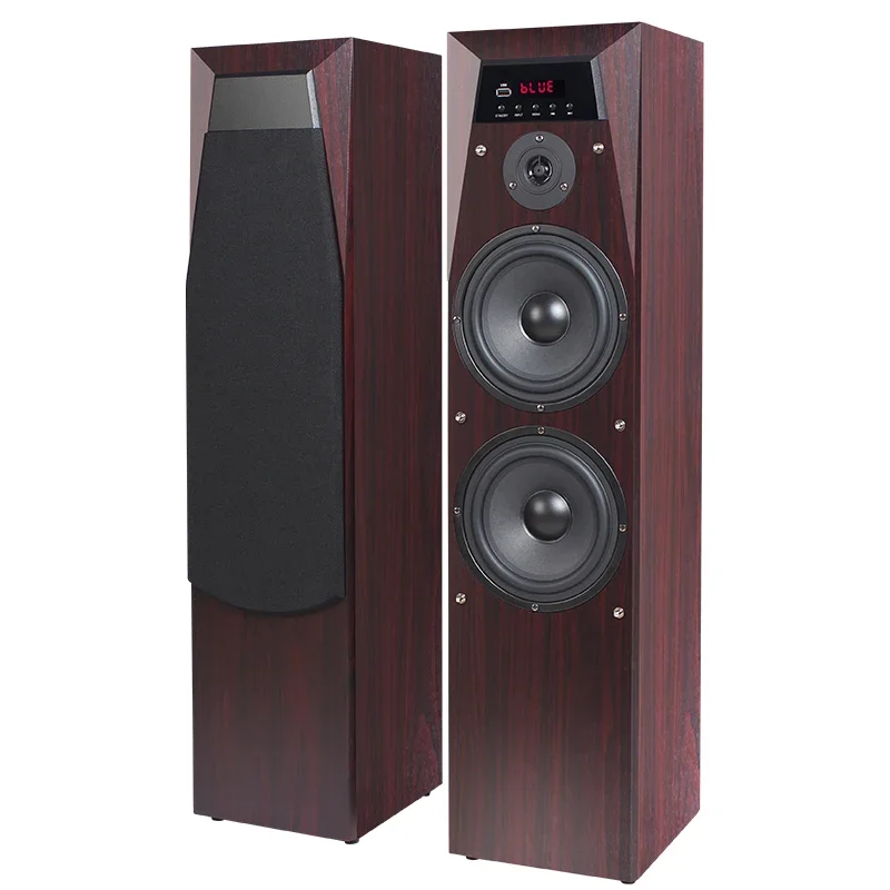 

Drop Shipping Multimedia 2.0 Home Theater System Stereo Floor Standing Speakers with Mic Input