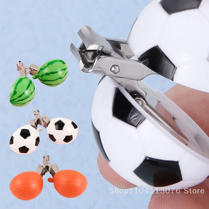 

Creative Mini Folding Nail Clipper Fruit Soccer Portable Folding Nails Cutter Professional Fingernail Trimmer With Keychain