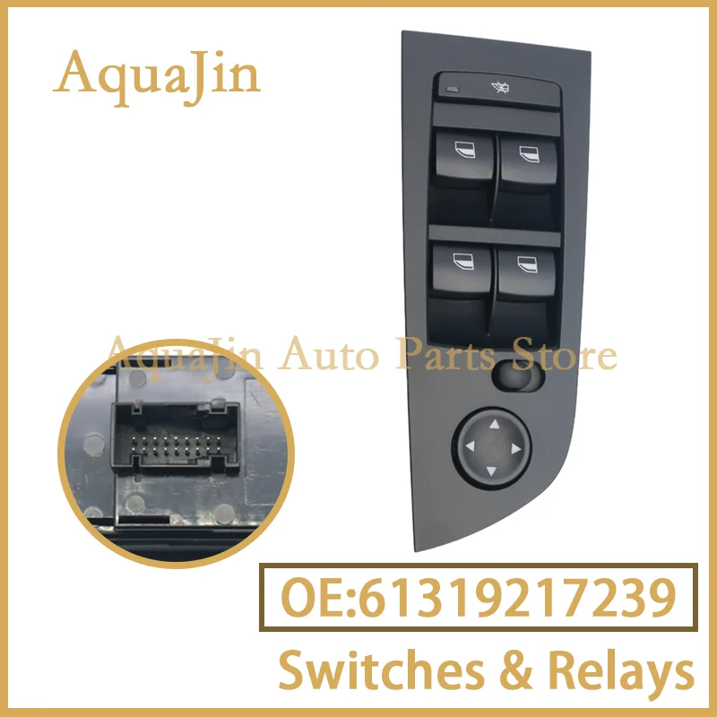 

61319217239 Front Left Master Power Window Switch For BMW 1 Series E81 E87 E90 E91 318i 320i 2.0T 2.0L 207 2011 OE Factory Price