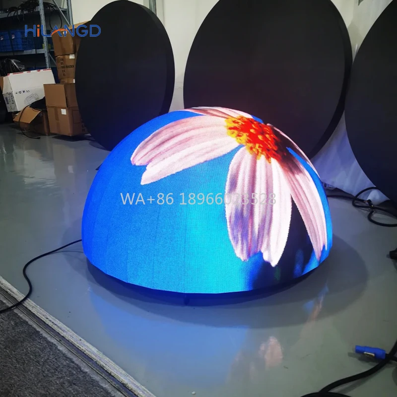 P1.5-P4 وحدة كرة LED للإعلان الداخلي/الخارجي شاشة عرض LED مرنة كروية بأسعار تنافسية #1