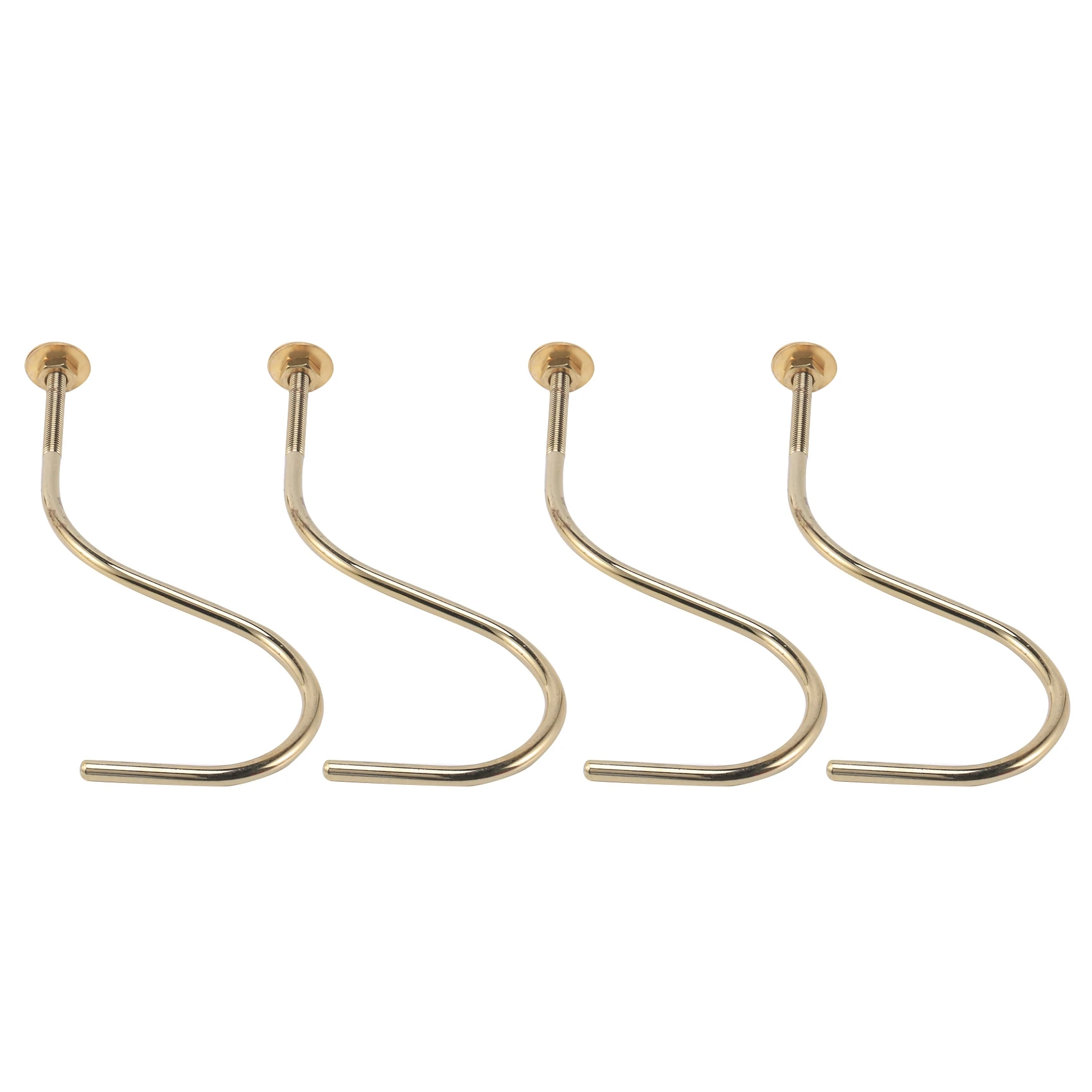 4 Pcs Billiards Table Edge Hook Copper Snooker Billiard Table Cue Racks Hanger to Hold Pool Rack Snooker Accessories