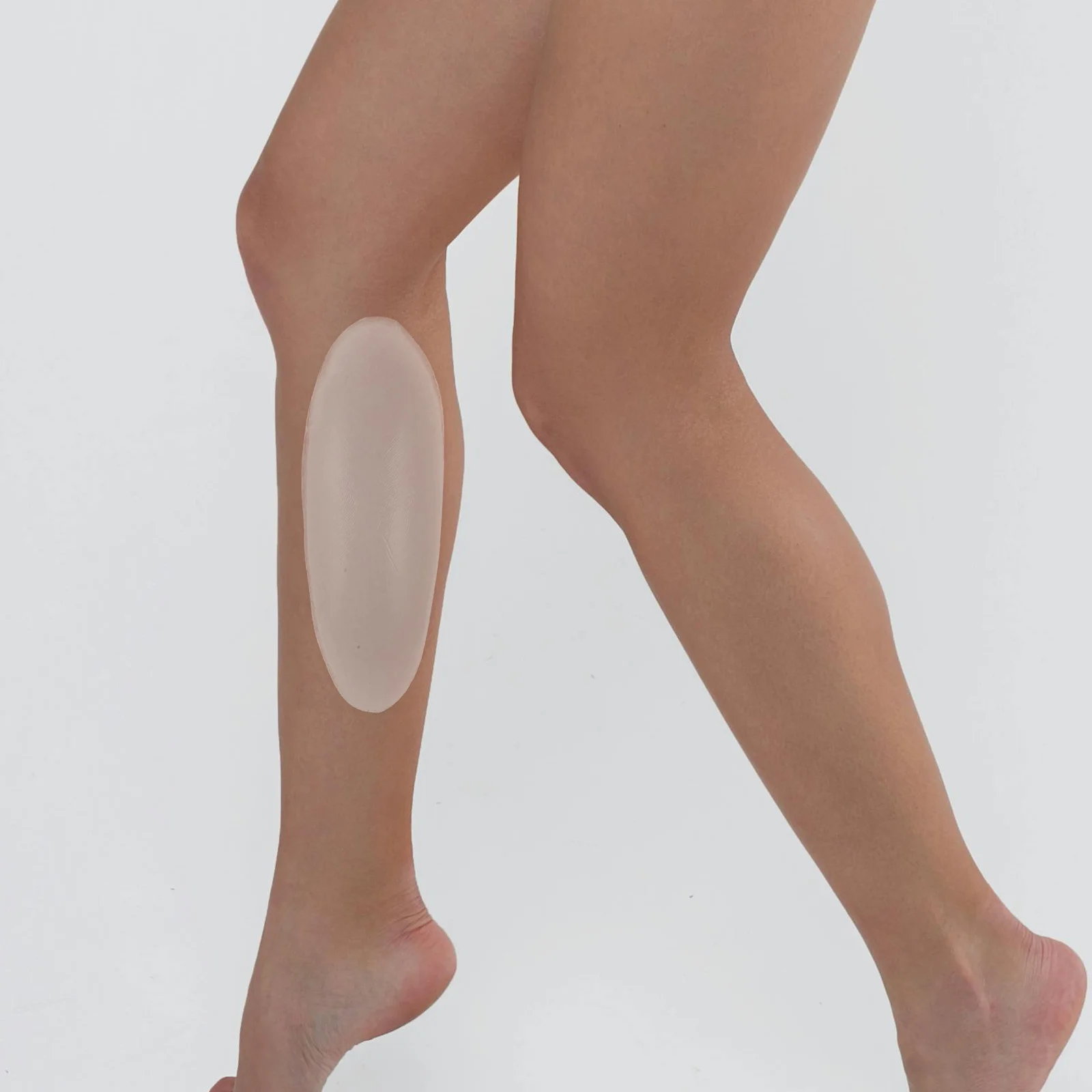 

1Pair Self Adhesive Silicone Calf Pads Leg Corrector Soft Breathable Protector Invisible Stickers for O-Shaped Leg Correction