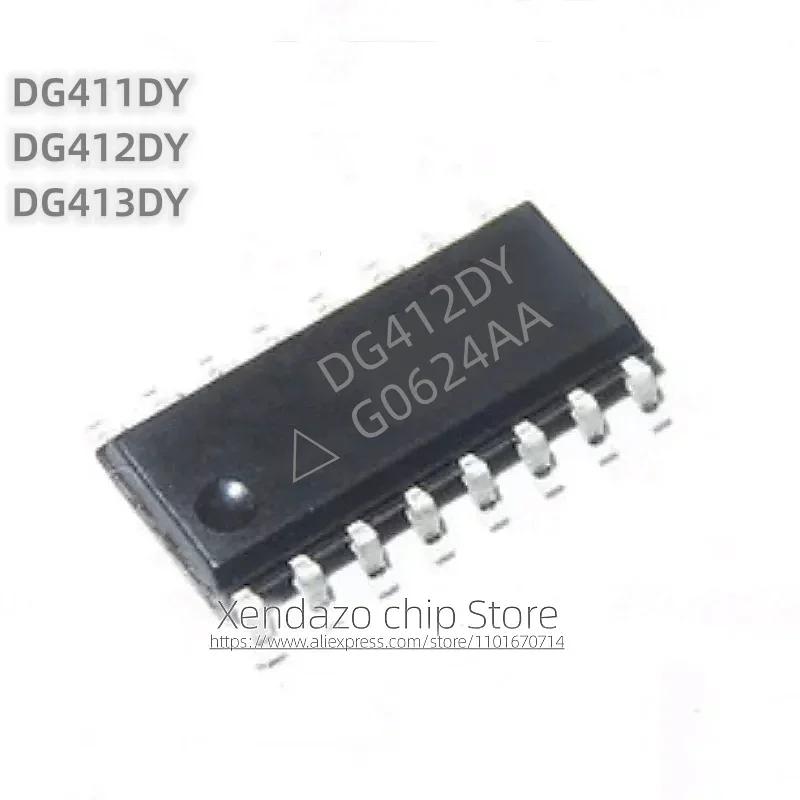 5pcs/lot DG411DY-T1-E3 DG411DY DG412DY DG413DY SOP-16 package Original genuine