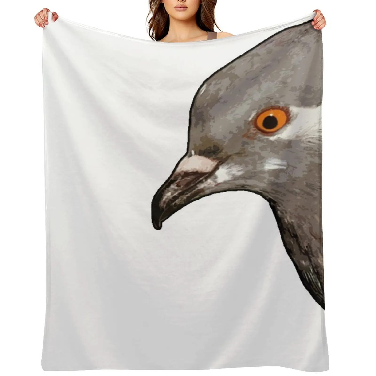 

Brian the Pigeon Throw Blanket Camping Winter beds Sofa Throw Furrys Blankets