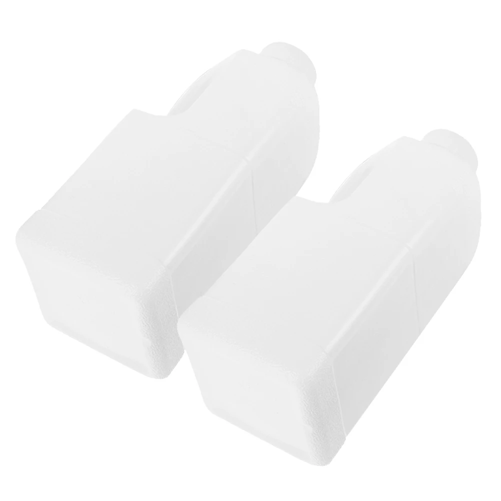 

2 Pcs Food Plastic Jars Gallon Jugs Grade Beverage Bottle with Ergonomic Handle Hdpe Half