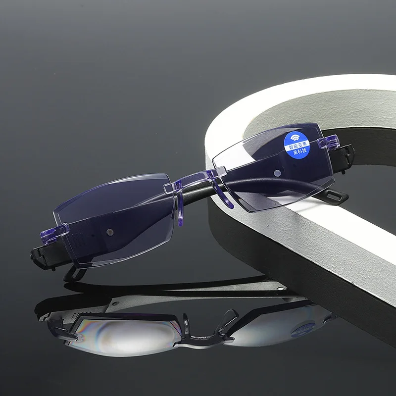 Intelligente Zoom Lesebrille Led mit Licht Presbyopie Gläser Geeignet für + 1,0 Bis + 3,5 Männer und Frauen