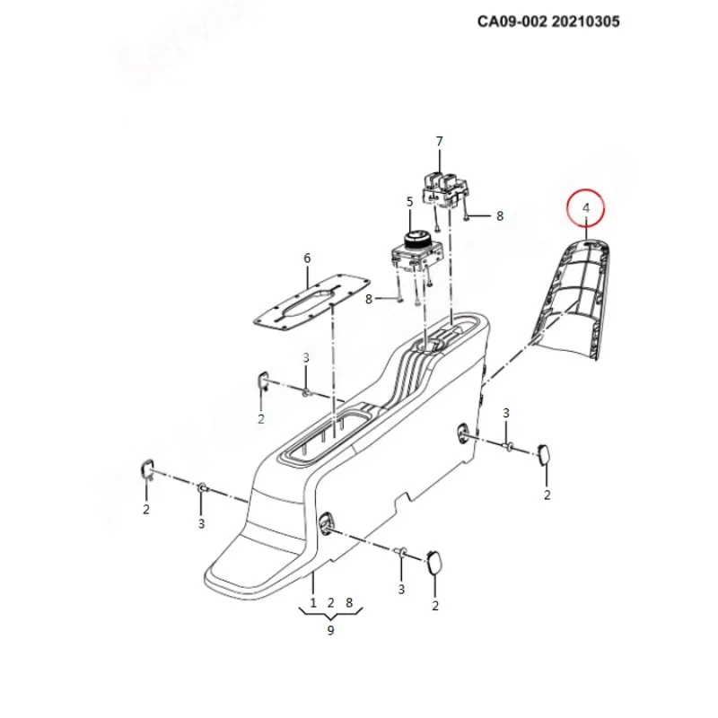 

Оригинальная передняя панель отделки корпуса ручного тормоза, крышка приборной панели центральной консоли для Wuling Hongguang MINI Macaron