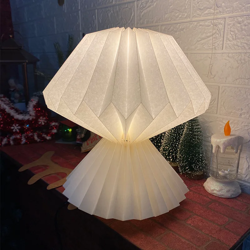 Manufacturers Come to Map Origami Lamp Lantern OrigamiDIY Geometric Lampshade Simple Design Princess PendulumDIYLampshade