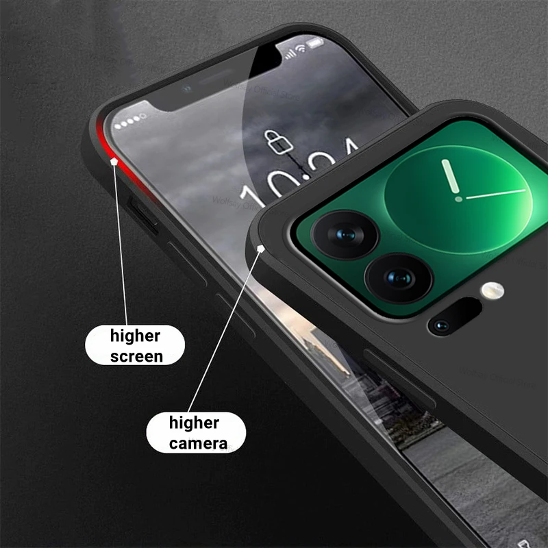 샤오미 17 프로 케이스 샤오미 17 17 프로 맥스 커버 푼다 TPU 충격 방지 액체 실리콘 보호 폰 케이스 샤오미 17 프로용